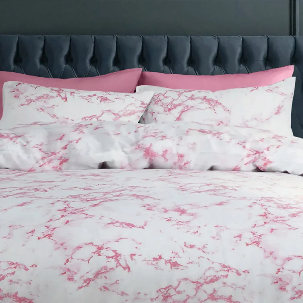 Velosso Single Duvet Set - Pink, Polycotton