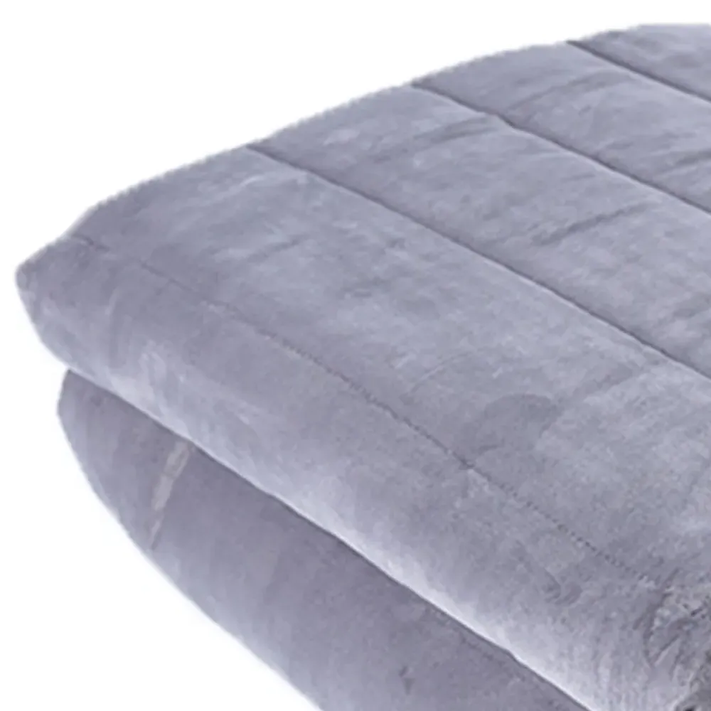 Verona Throw - Charcoal, Faux Suede