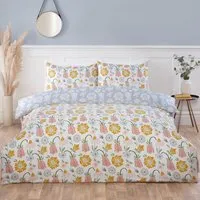 Victorian Bloom Single Duvet Cover Set - Multi, Microfibre