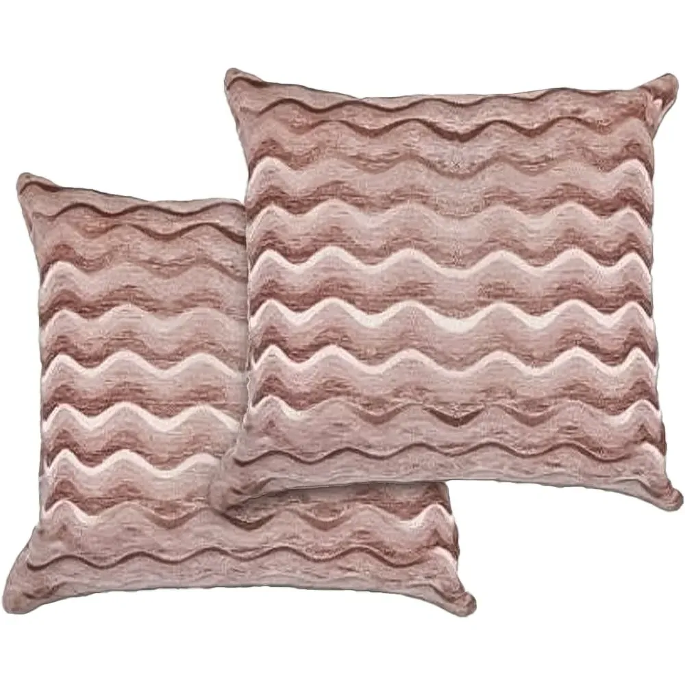 Waves Cushion Cover - Dusty Pink