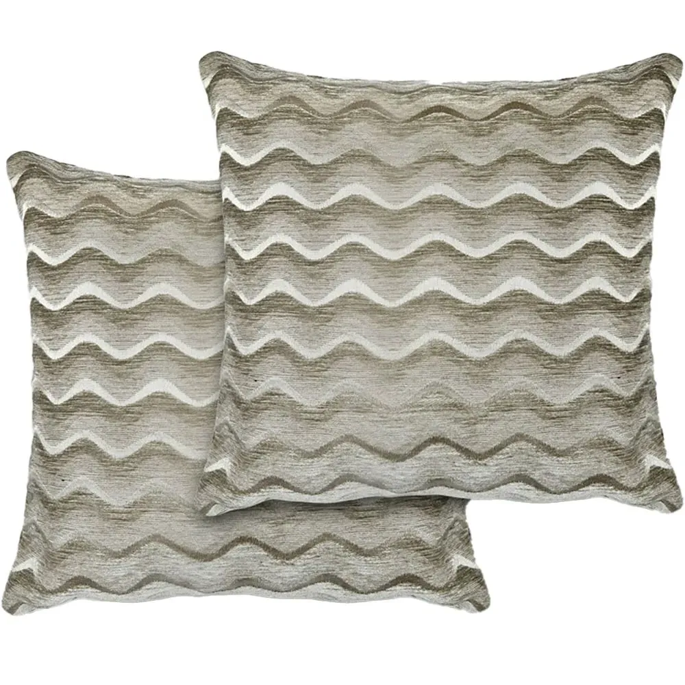 Waves Cushion Cover - Grey