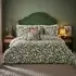 Hedera Single Duvet Set - Green, Cotton