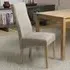 Bailey Set of 2 Wave-Back Dining Chairs - Oatmeal, Tweed
