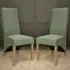 Baxter Set of 2 Weave Dining Chairs - Green