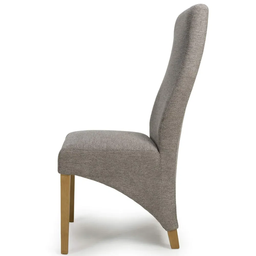 Baxter Set of 2 Weave Dining Chairs - Mocha