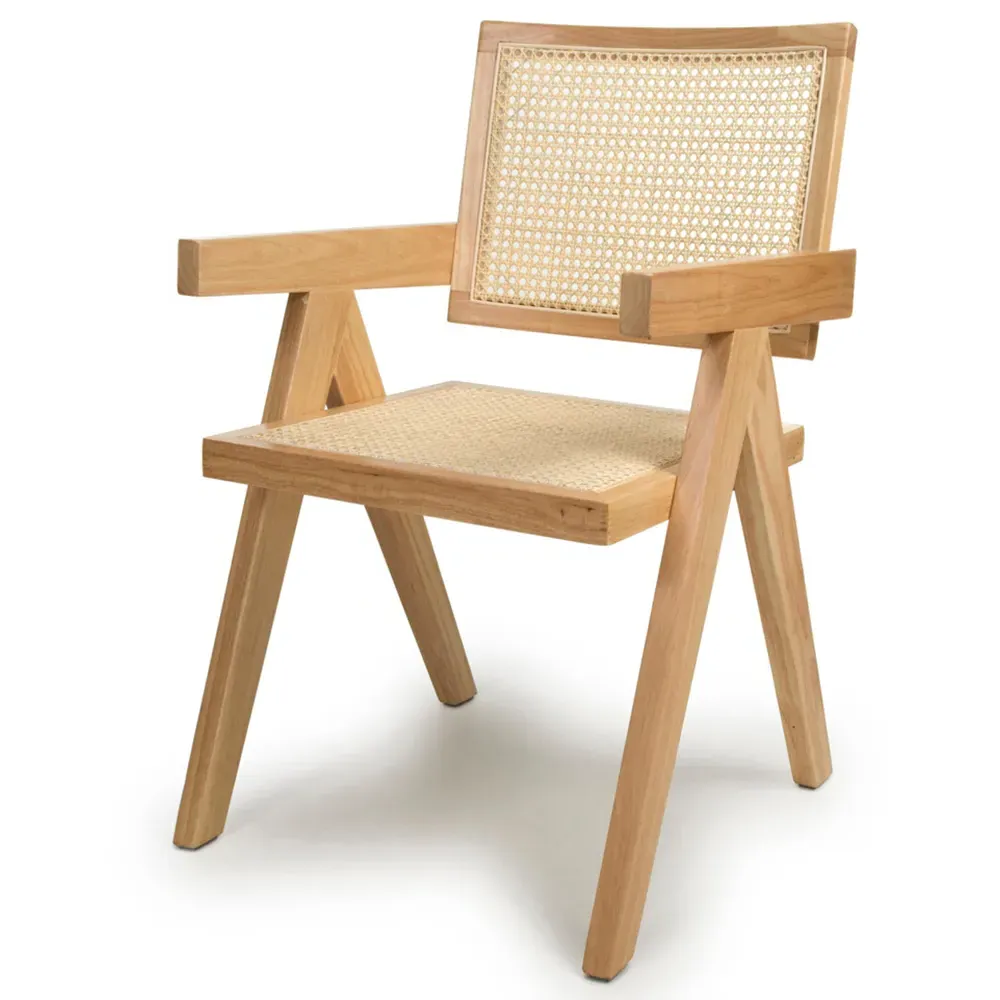 Dublin Set of 2 Dining Chairs - Natural, Rattan