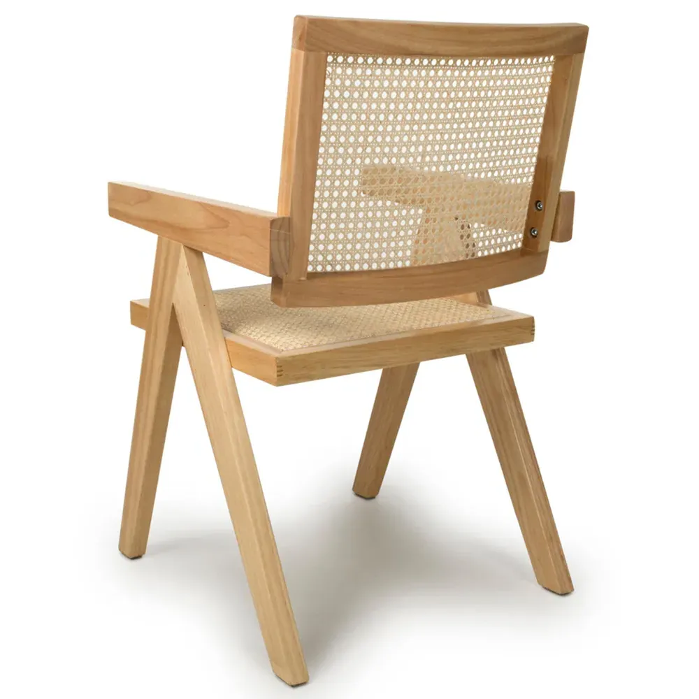 Dublin Set of 2 Dining Chairs - Natural, Rattan