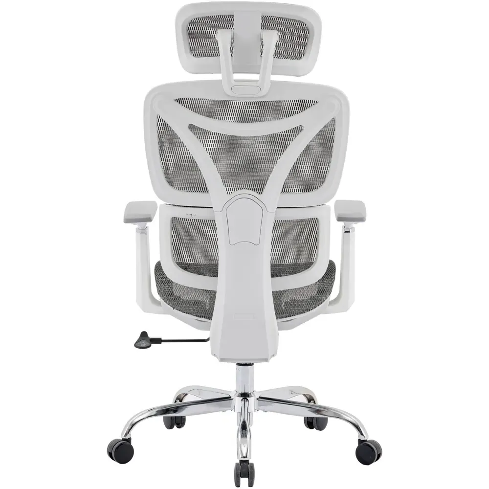 Elite Office Chair with Lumbar Support - Grey, Mesh