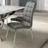 Jenner Set of 2 Dining Chairs - Grey, Leather Effect