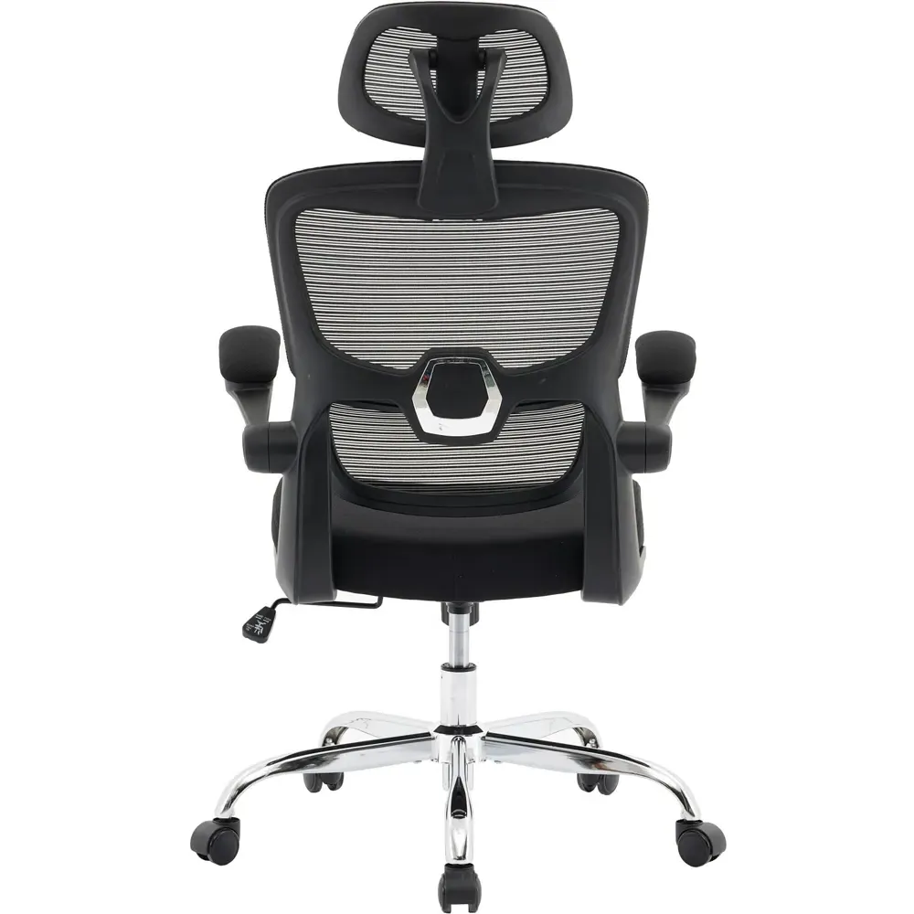 Mesh Office Chair with Lumbar Support - Black