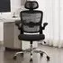 Mesh Office Chair with Lumbar Support - Black