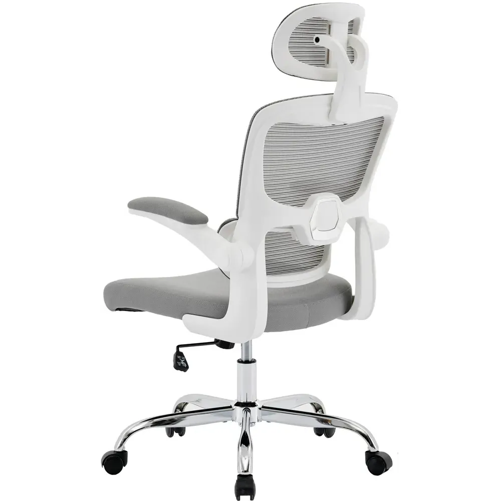 Supreme Office Chair with Lumbar Support - Grey, Mesh