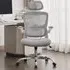 Supreme Office Chair with Lumbar Support - Grey, Mesh