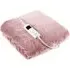 Carmen Fleece Electric Heated Throw Blanket - Pink