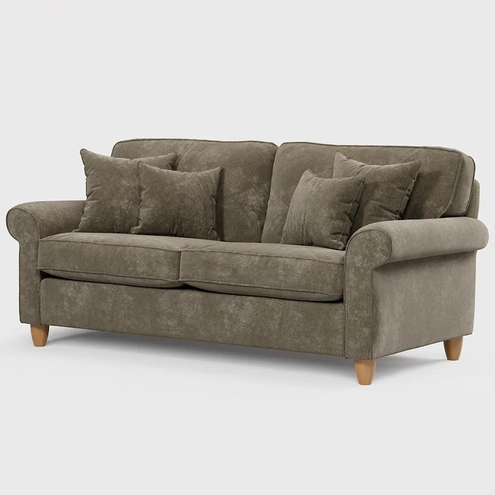 2-Seater Sofa - Green, Chenille