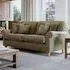 2-Seater Sofa - Green, Chenille