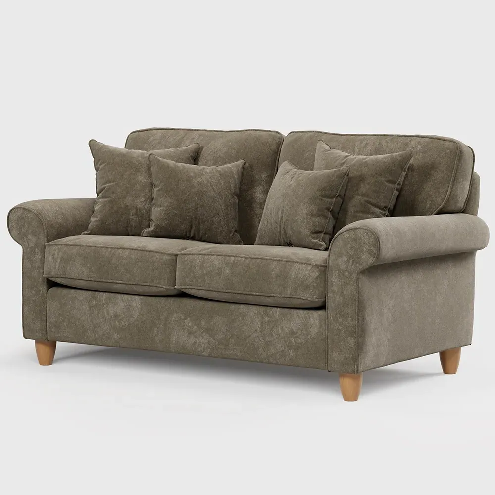 2-Seater Sofa - Green, Chenille