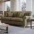 3-Seater Sofa - Green, Chenille