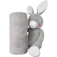 Bunny Throw Set with Soft Toy