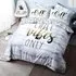 Sleepdown King Size Duvet Set - Grey, Polycotton