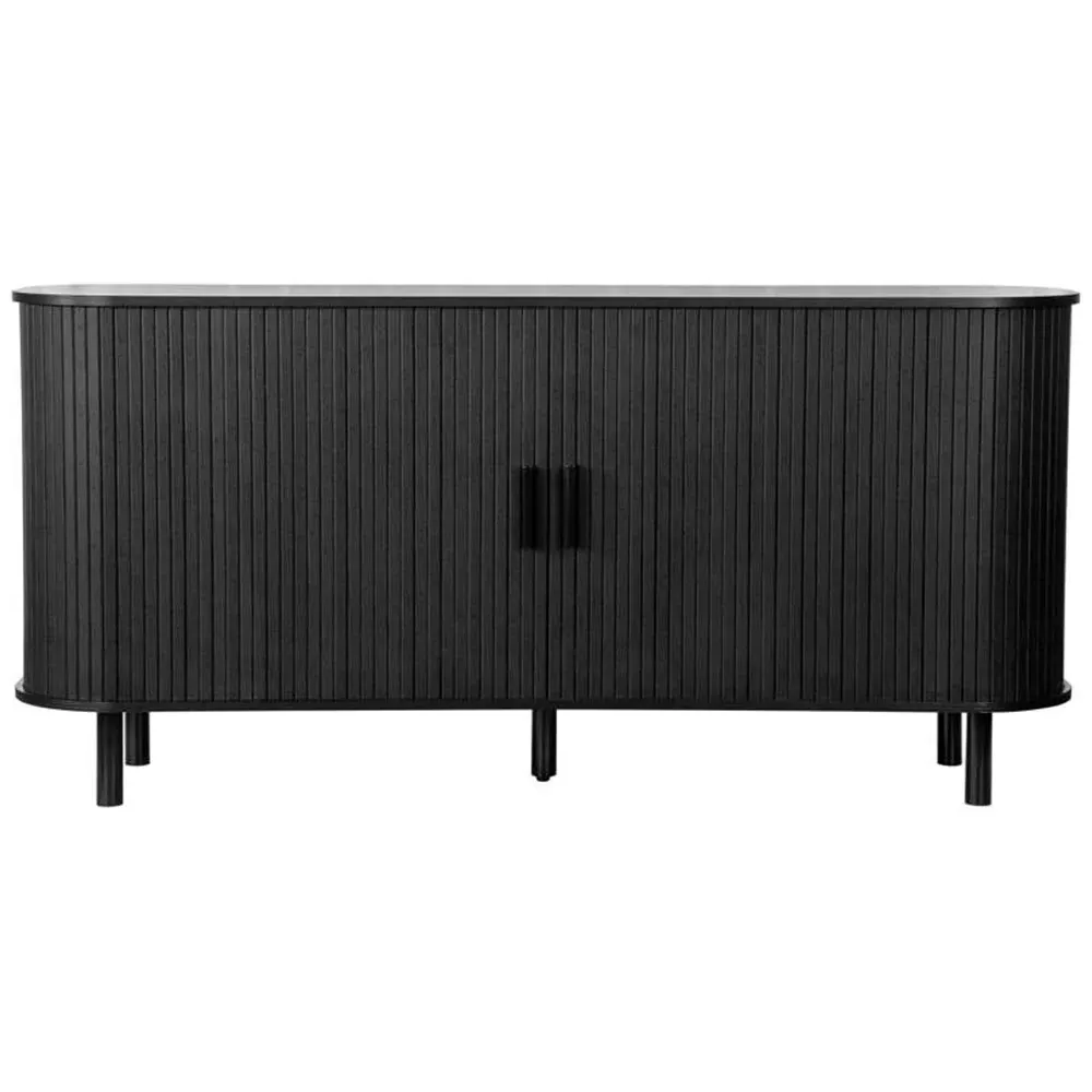 Birlea Axel 2 Door Fluted Sideboard - Black