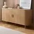 Birlea Axel 2 Door Fluted Sideboard - Brown