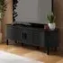 Birlea Axel Fluted TV Unit - Black