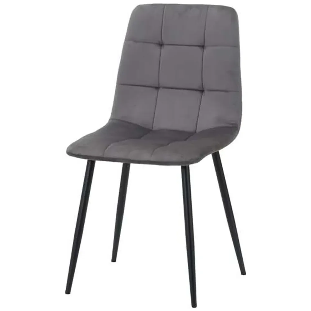 Birlea Axel Set of 2 Dining Chairs - Grey