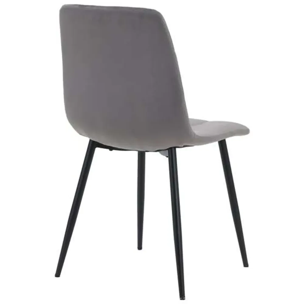 Birlea Axel Set of 2 Dining Chairs - Grey