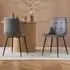 Birlea Axel Set of 2 Dining Chairs - Grey