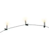 Christmas Tree LED Candle Clips String Light - White