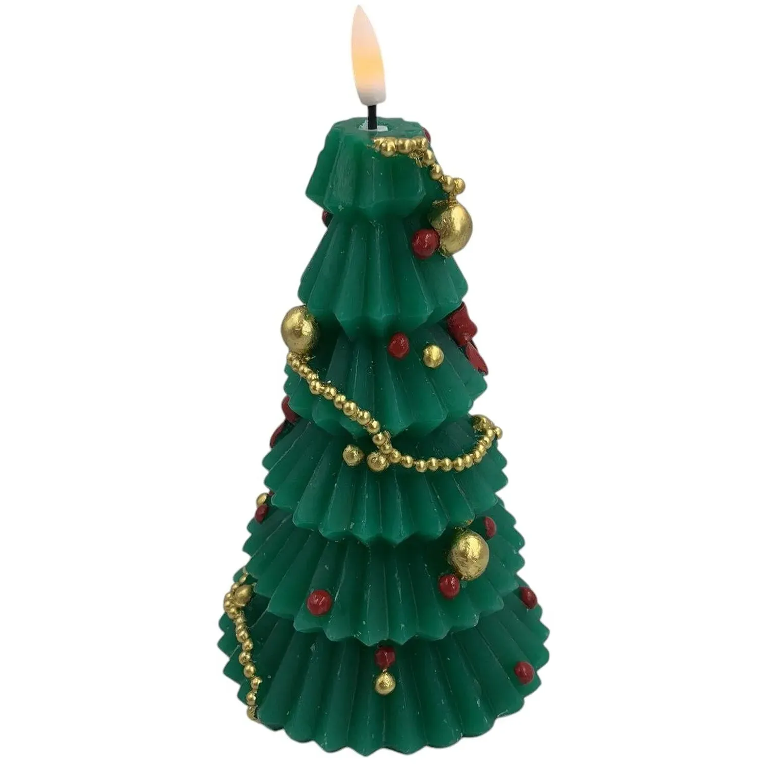 Christmas Tree LED Candle - Green