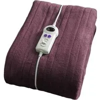 Comfy Hugs Heated Throw - Plum