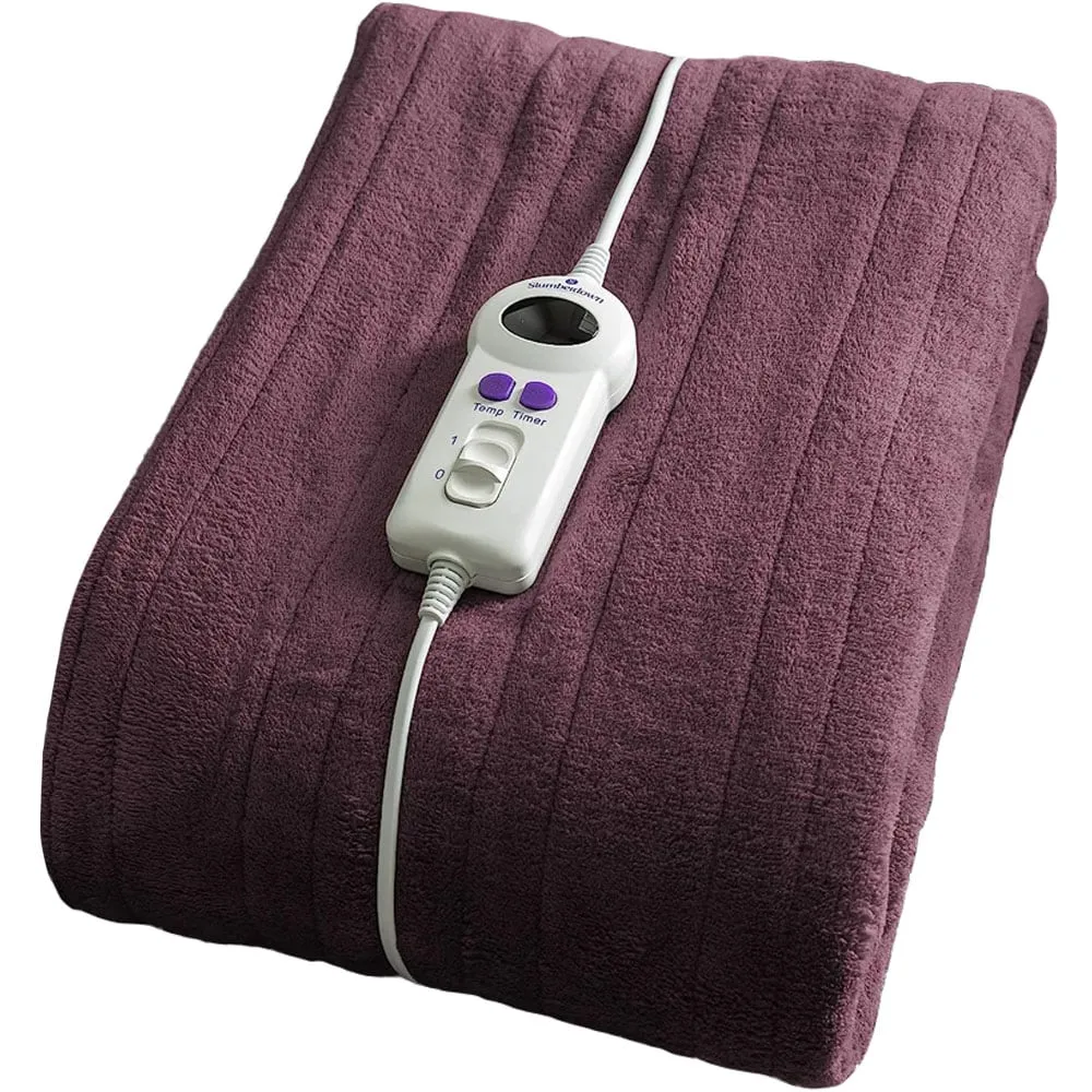 Comfy Hugs Heated Throw - Plum image