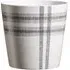 Dallas Check Fabric Pot - Grey