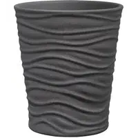 Sonora Ceramic Pot Cover - Anthracite