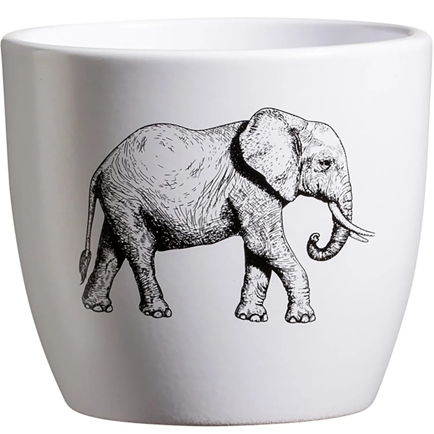 Safari Club Pot - White