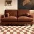 Addison 2-Seater Sofa - Burnt Orange, Chenille