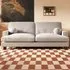 Addison 3-Seater Sofa with Ball Feet - Beige, Boucle