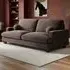 Addison 3-Seater Sofa with Ball Feet - Brown, Velvet