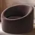 Amari Swivel Accent Chair - Brown, Boucle