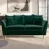 Avery 2-Seater Scatter Back Sofa - Green