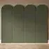 Cirrus Headboard Panel 4 Pack - Green, Velvet