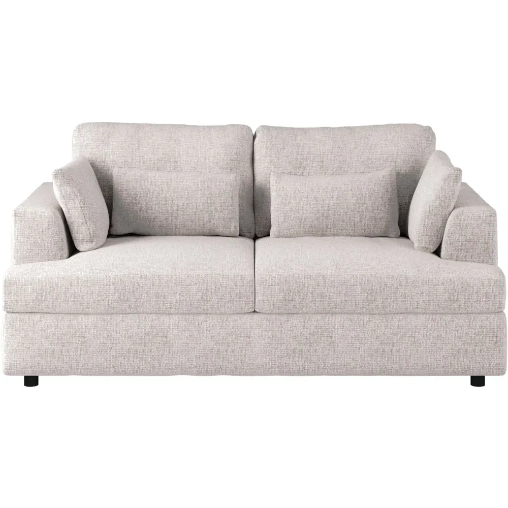 Drew 2-Seater Sofa - Cream, Chenille