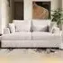 Drew 2-Seater Sofa - Cream, Chenille