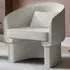Lowen Accent Chair - Cream, Boucle
