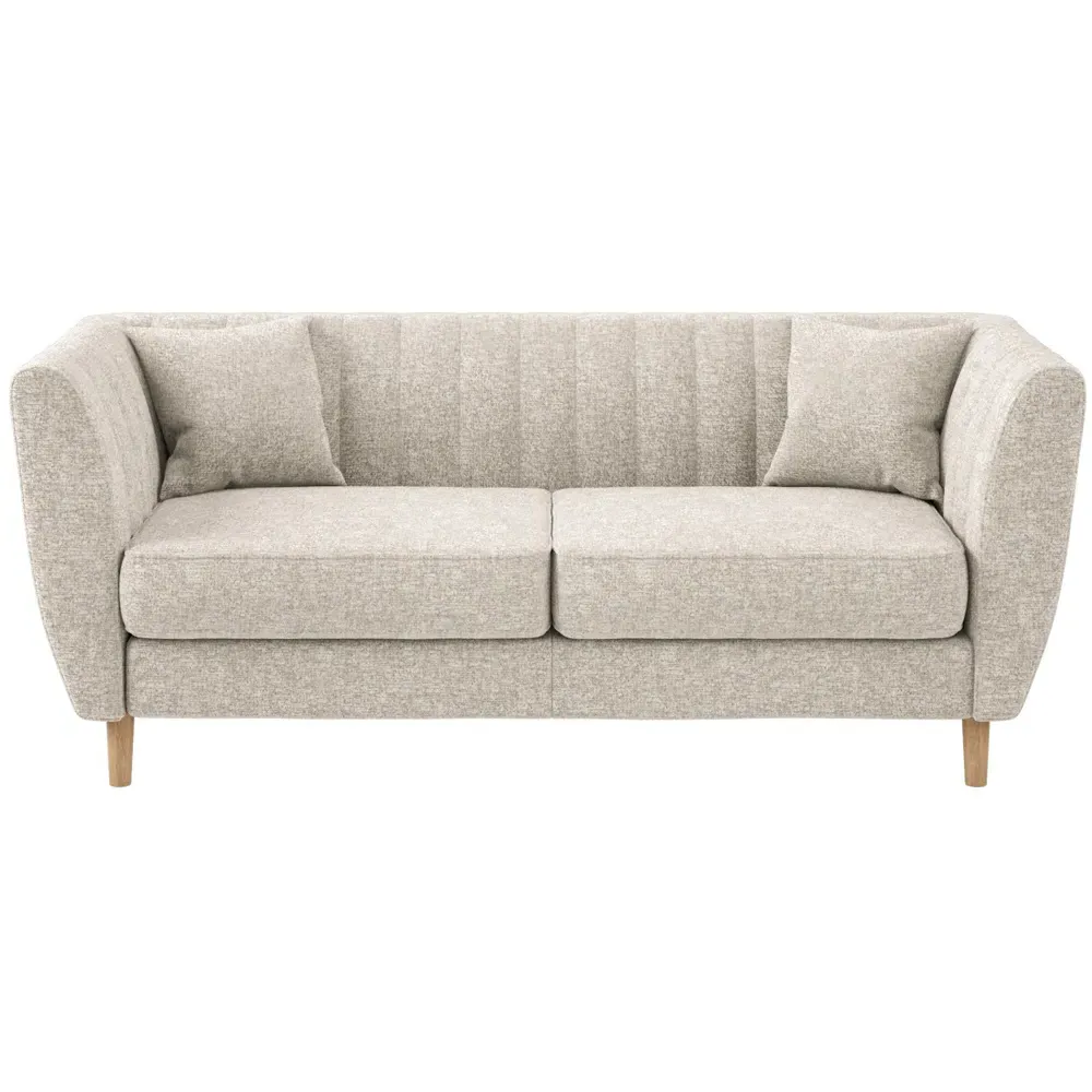 Remi 2-Seater Sofa - Beige, Chenille