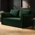 Skyler 2-Seater Sofa Bed - Green, Velvet