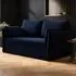 Skyler 2-Seater Sofa Bed - Navy, Velvet