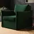 Skyler Armchair Bed - Green, Velvet